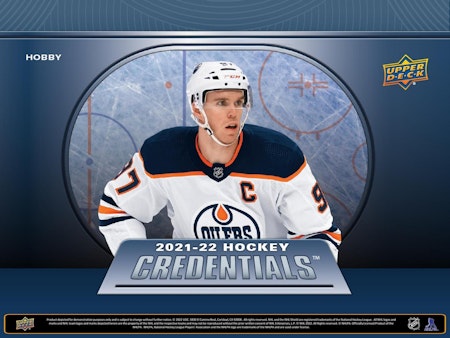 2021-22 Upper Deck Credentials (Hobby Pack)