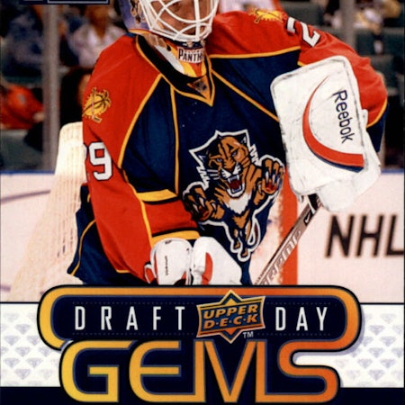 2009-10 Upper Deck Draft Day Gems #GEM20 Tomas Vokoun (10-368x8-NHLPANTHERS) (3)