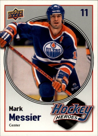 2009-10 Upper Deck Hockey Heroes Mark Messier #HH22 Mark Messier (25-367x7-OILERS) (3)