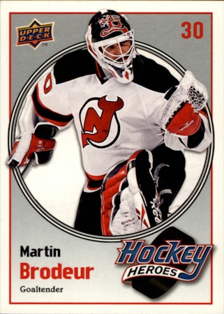 2009-10 Upper Deck Hockey Heroes Martin Brodeur #HH13 Martin Brodeur (25-370x4-DEVILS) (3)