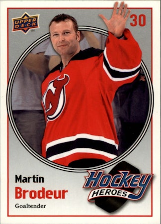 2009-10 Upper Deck Hockey Heroes Martin Brodeur #HH17 Martin Brodeur (25-370x1-DEVILS) (3)