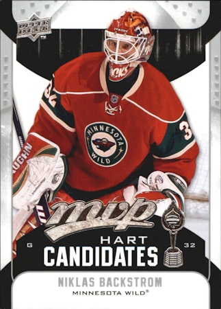 2009-10 Upper Deck MVP Hart Candidates #HC24 Niklas Backstrom (10-366x1-NHLWILD)