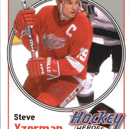 2010-11 Upper Deck Hockey Heroes Steve Yzerman #HH2 Steve Yzerman (25-418x3-RED WINGS) (2)
