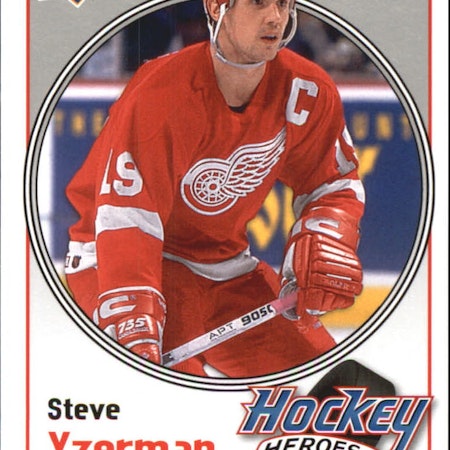 2010-11 Upper Deck Hockey Heroes Steve Yzerman #HH4 Steve Yzerman (25-418x1-RED WINGS)