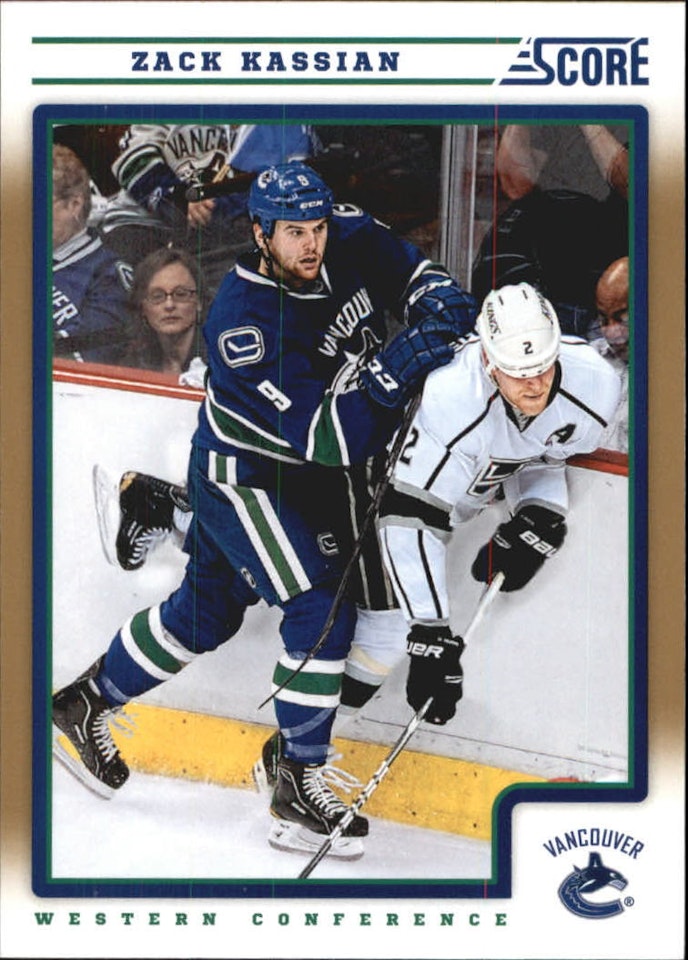 2012-13 Score Gold Rush #455 Zack Kassian (10-420x3-CANUCKS)