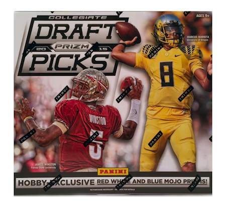 2015 Panini Prizm Collegiate Draft Picks Football (Hobby Box)