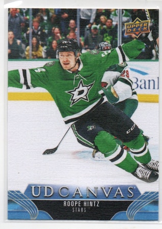 Kopia 2023-24 Upper Deck UD Canvas #C146 Roope Hintz (10-X13-NHLSTARS)