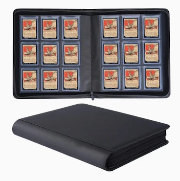 TOPLOADER BINDER FÖR 288 KORT * PREMIUM - BLACK *