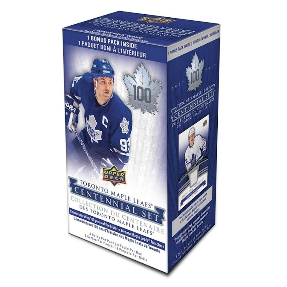 2017-18 Upper Deck Toronto Maple Leafs Centennial (8-Pack Box)