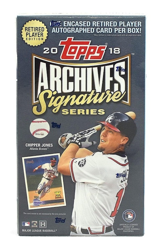 2018 Topps Archives Signature Series (Retired Baseball Player Edition)