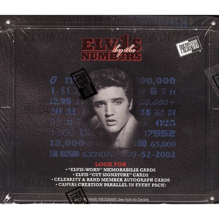 2008 Press Pass Elvis By The Numbers (Hobby Box)