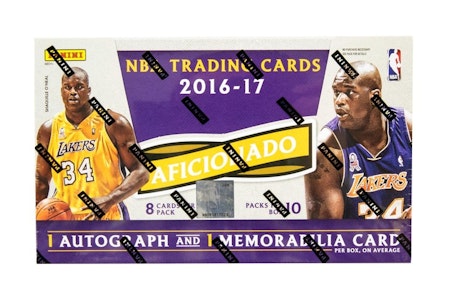 2016-17 Panini Aficionado Basketball (Hobby Box)