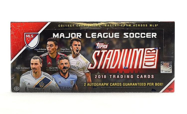 2018 Topps Stadium Club MLS Soccer (Hobby Box)