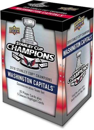 2018-19 Upper Deck Washington Capitals Stanley Cup Champs Commemorative (30-Card Set)