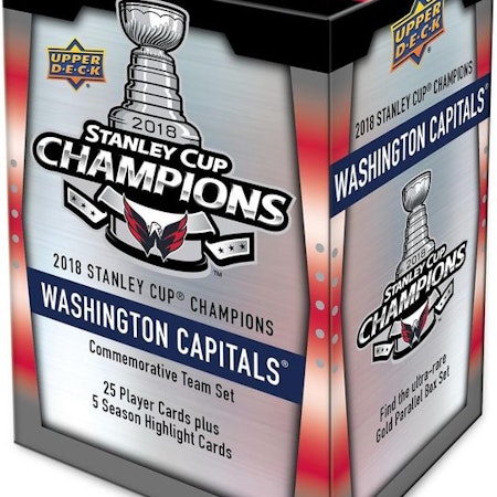 2018-19 Upper Deck Washington Capitals Stanley Cup Champs Commemorative (30-Card Set)