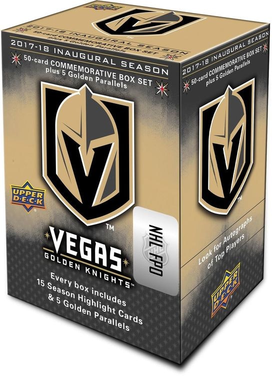 2018-19 Upper Deck Vegas Golden Knights Inaugural Season Commemorative 55-Card Set