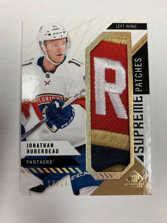 Supreme Patches Jonathan Huberdeau 14/15 Sp Game Used 2018/19
