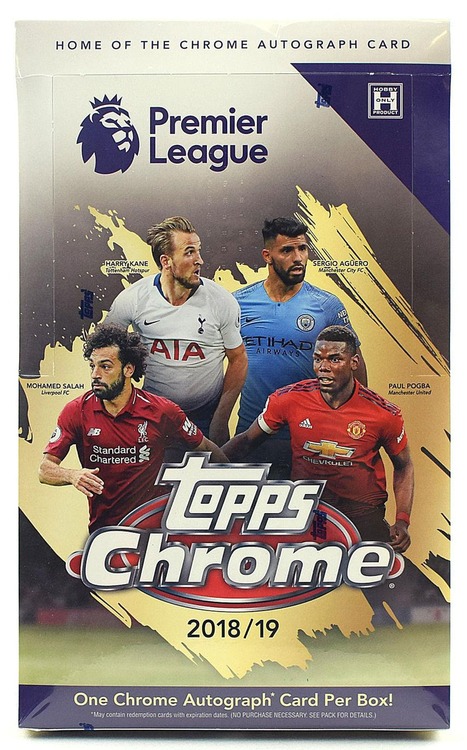 2018-19 Topps Chrome Premier League (Hobby Box)