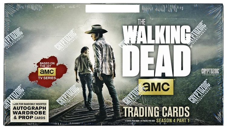 The Walking Dead: Season 4 (Part 1 Trading Cards Box)
