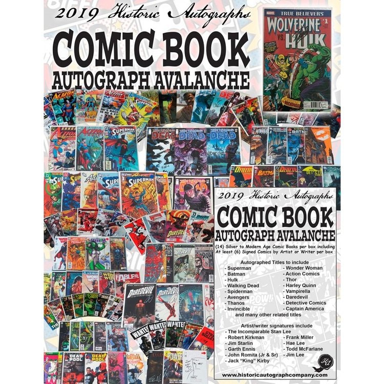2019 Historic Autographs Comic Book (Autographs)