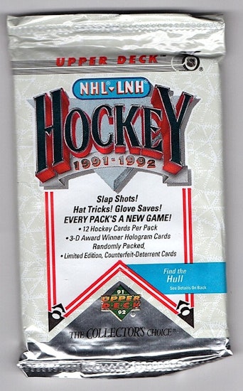 1991-92 Upper Deck Low Series (Löspaket)