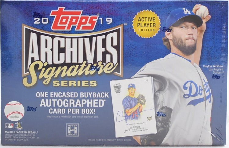 2019 Topps Archives Signature Series Baseball (Hobby Box)