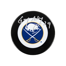 Gary Bromley Autographed Buffalo Sabres Hockey Puck