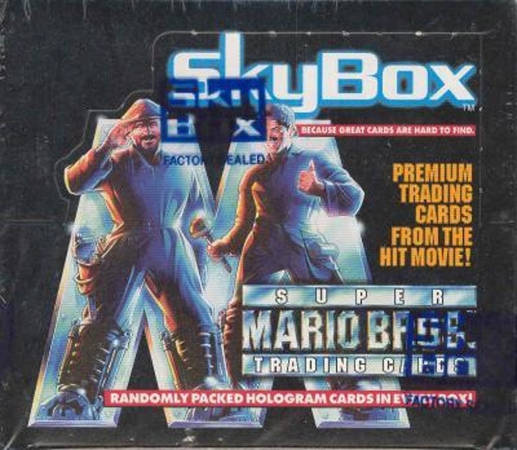Super Mario Bros. Trading Cards Wax Box (1993 Skybox)