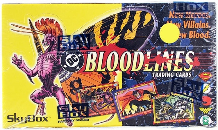DC Bloodlines Wax Box (1993 Skybox)