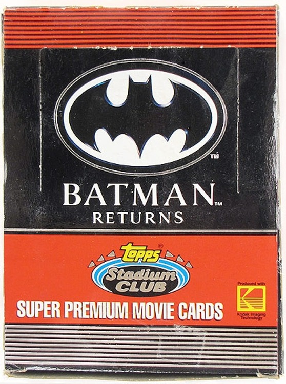 Batman Returns Hobby Box (1992 Topps Stadium Club)