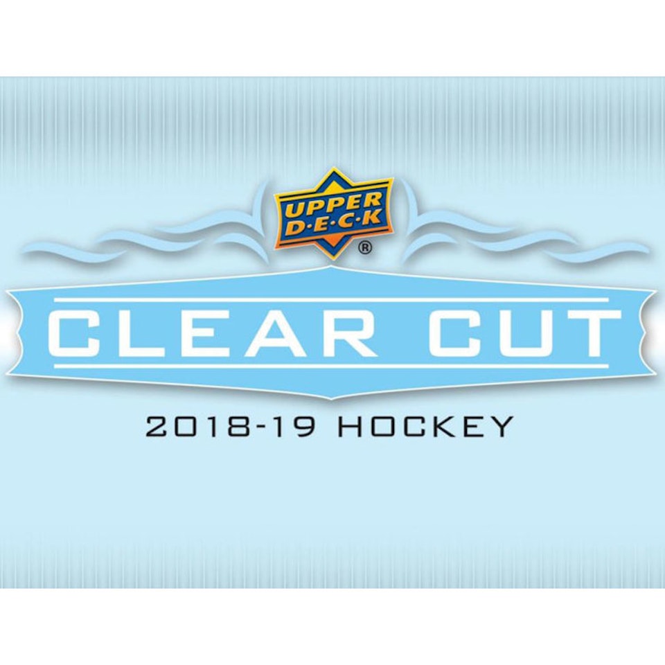 2018-19 Upper Deck Clear Cut (Hobby Box)