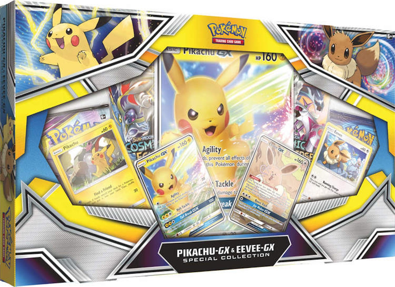 Pokemon Pikachu & Eevee GX Special Collection Box