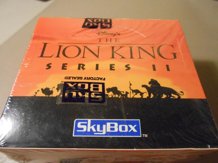 Lion King Series II (Skybox) Trading Cards Box