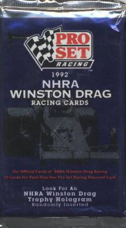 1992 Pro Set NHRA Winston Drag (Löspaket)