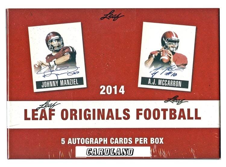 2014 Leaf Originals Football Hobby Box
