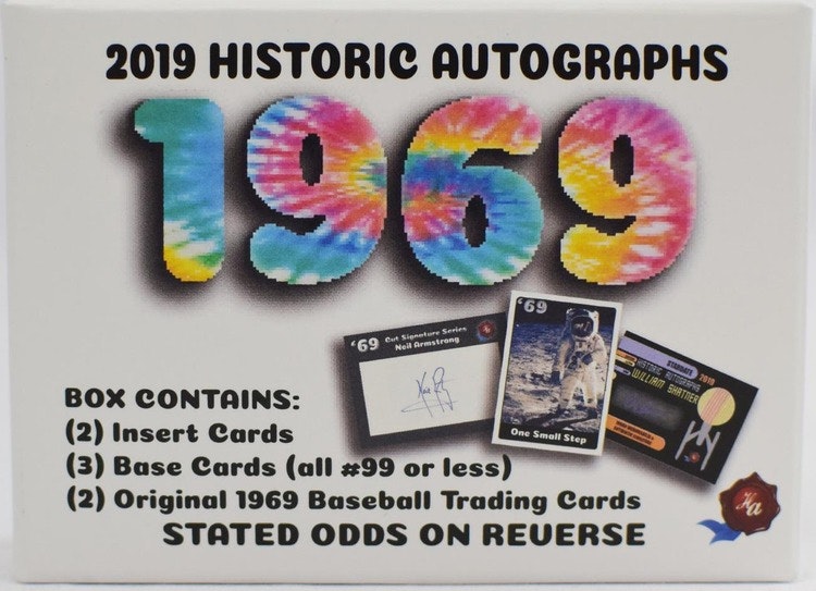2019 Historic Autographs 1969 (Hobby Box)