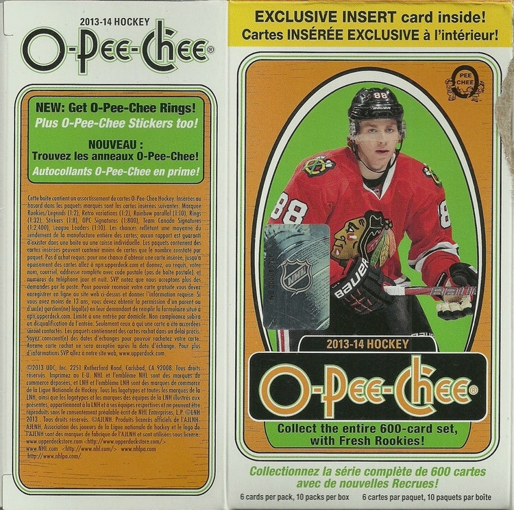 2013-14 O-Pee-Chee (Blaster)