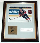 Brett Hull St. Louis Blues Framed Picture & Autograph w/COA