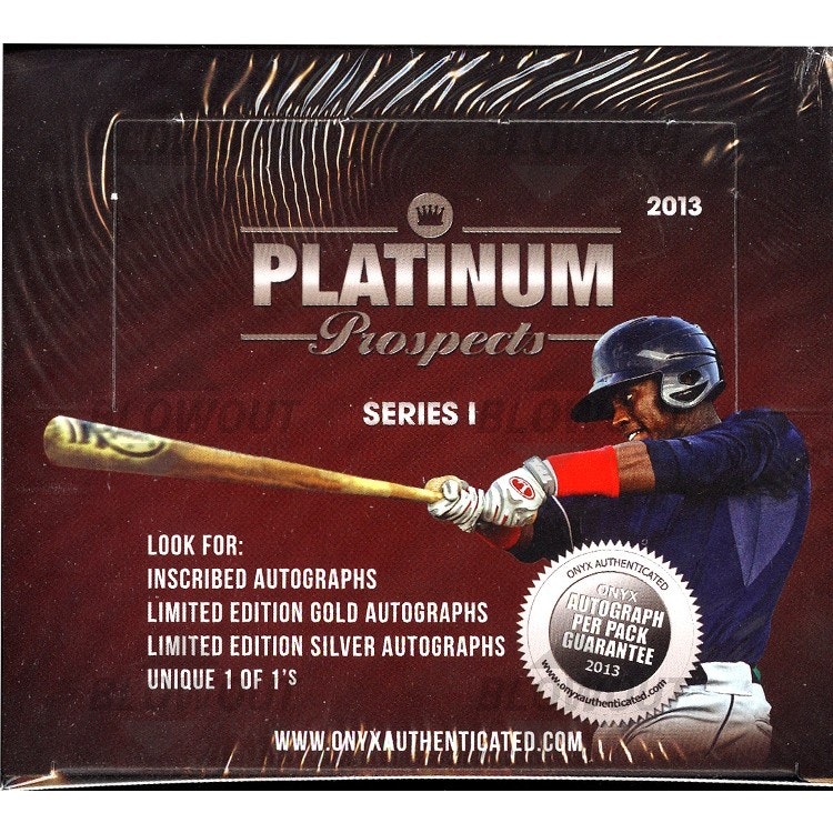2013 Onyx Authenticated Platinum Prospects Series 1 (Hobby Box)
