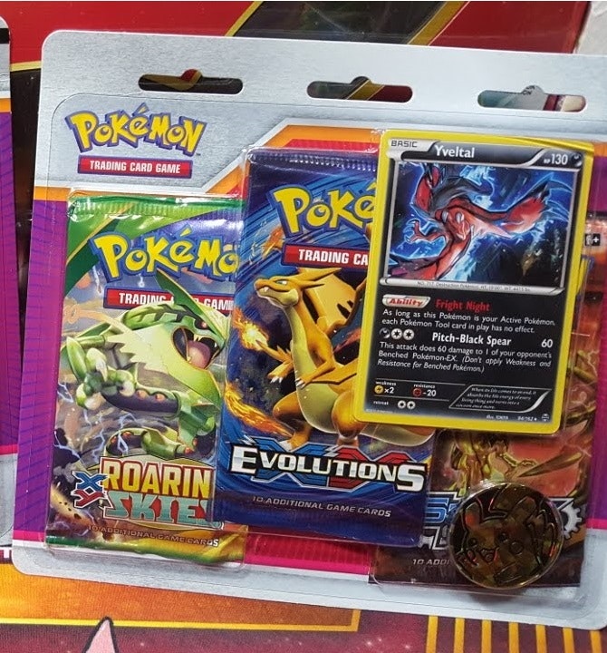 Pokemon XY Yveltal (3-Pack Blister Pack)