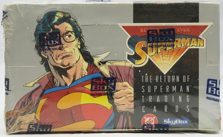DC Return of Superman Hobby Box (1993 Skybox)