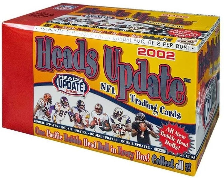 2002 Pacific Heads Update Football (Hobby Box)