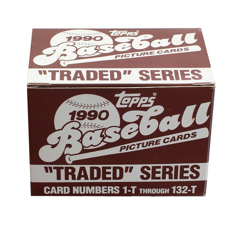 MLB 1990 Topps Baseball Traded Series (Mini Box - 132 kort)