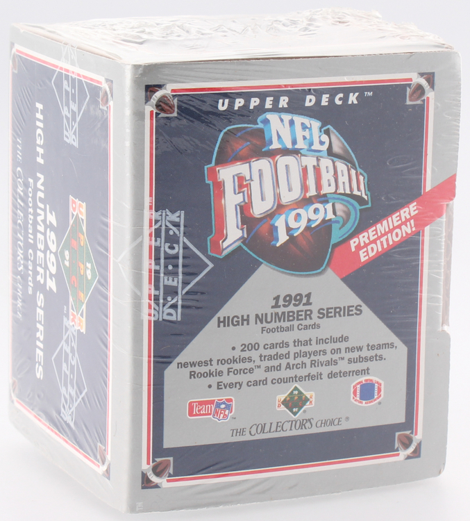 1991 Upper Deck NFL Football High Number Series Factory Set