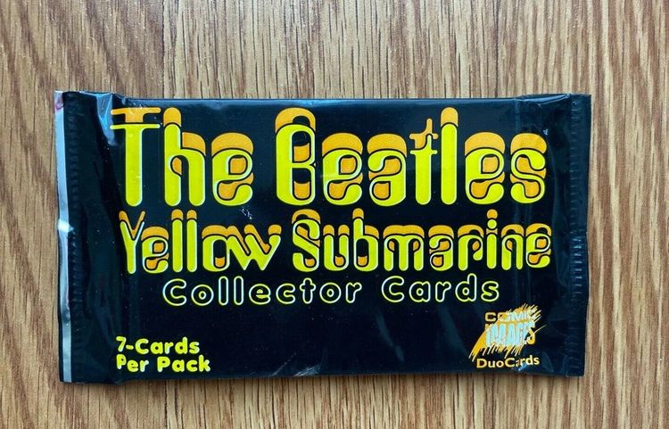 Beatles Yellow Submarine Unopened Trading Cards Pack