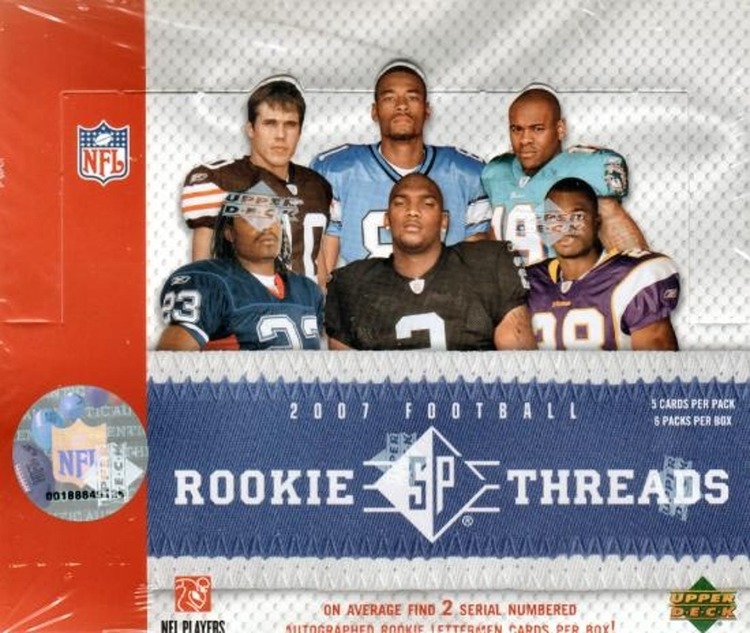 2007 Upper Deck SP Rookie Threads Football (Hobby Box)