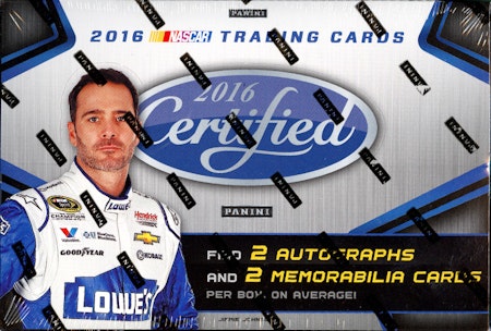 2016 Panini Certified Nascar Racing (Hobby Box)