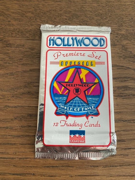 1992 Hollywood Premiere Walk Of Fame Trading Card Pack
