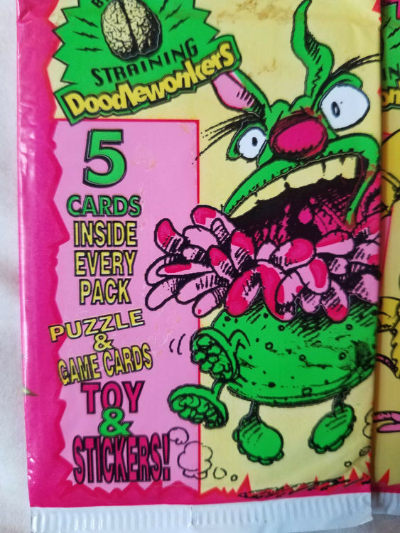 1996 IDT Brain Straining Doodlewonkers Trading Cards Packs