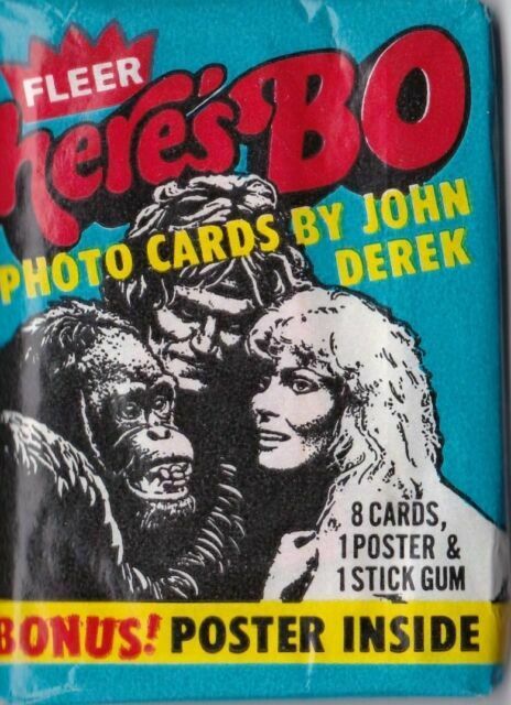 1981 Fleer Here's Bo Photo Cards (Löspaket)